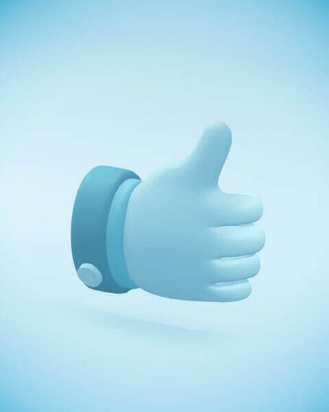 thumbs up graphic